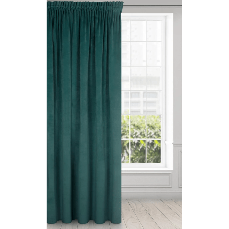 Casa si Gradina - Textile si covoare - Perdele si draperii - Draperii - Draperie DIVA LINE RIA din catifea fina, pana la 10 inele, greutate 300 g/m2, 140 x 270 cm, turcoaz - Infinity.ro