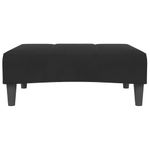 Casa si Gradina - Mobilier - Scaune si fotolii - Tabureti - Taburet, negru, 77x55x31 cm, catifea - Infinity.ro