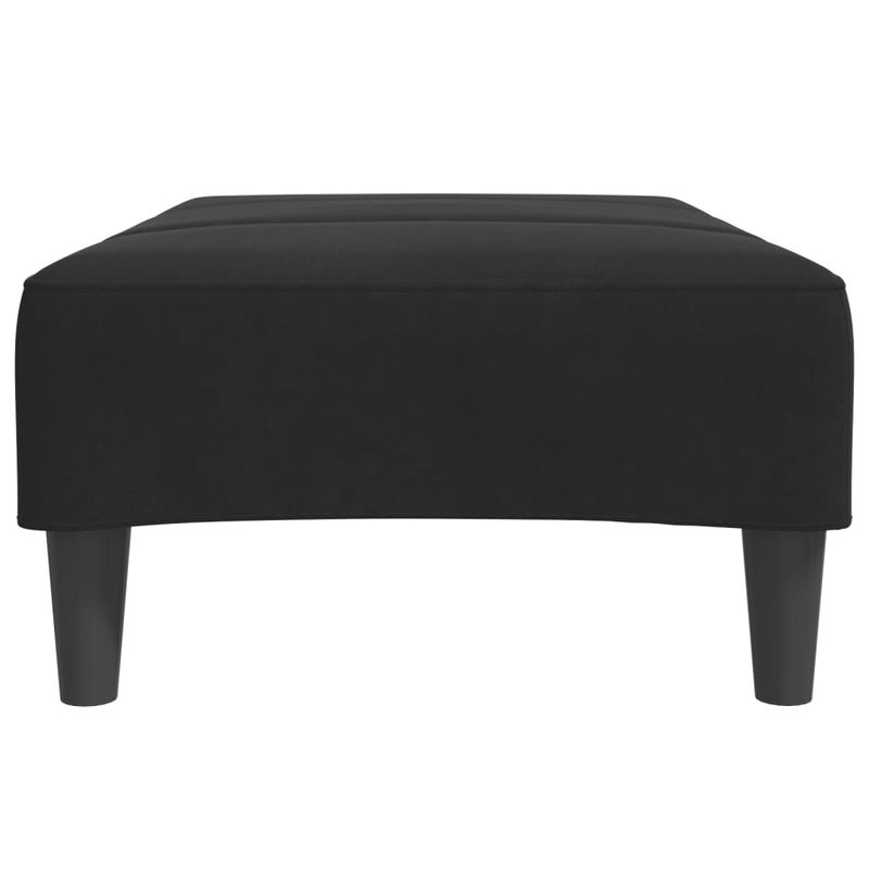 Casa si Gradina - Mobilier - Scaune si fotolii - Tabureti - Taburet, negru, 77x55x31 cm, catifea - Infinity.ro