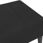 Casa si Gradina - Mobilier - Scaune si fotolii - Tabureti - Taburet, negru, 77x55x31 cm, catifea - Infinity.ro