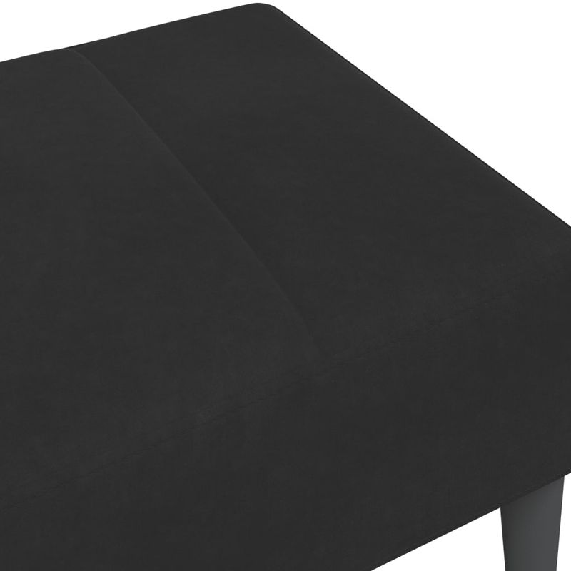 Casa si Gradina - Mobilier - Scaune si fotolii - Tabureti - Taburet, negru, 77x55x31 cm, catifea - Infinity.ro