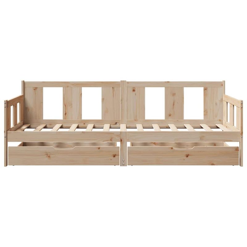 Casa si Gradina - Mobilier - Paturi si accesorii - Paturi - Pat de zi cu sertare, 90x190 cm, lemn masiv de pin - Infinity.ro