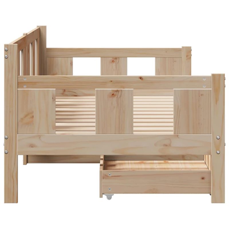 Casa si Gradina - Mobilier - Paturi si accesorii - Paturi - Pat de zi cu sertare, 90x190 cm, lemn masiv de pin - Infinity.ro