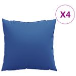 Casa si Gradina - Textile si covoare - Perne si pilote - Perne decorative - Perne de canapea, 4 buc., albastru regal, 60x60 cm, textil - Infinity.ro