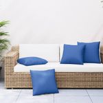 Casa si Gradina - Textile si covoare - Perne si pilote - Perne decorative - Perne de canapea, 4 buc., albastru regal, 60x60 cm, textil - Infinity.ro