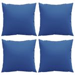 Casa si Gradina - Textile si covoare - Perne si pilote - Perne decorative - Perne de canapea, 4 buc., albastru regal, 60x60 cm, textil - Infinity.ro
