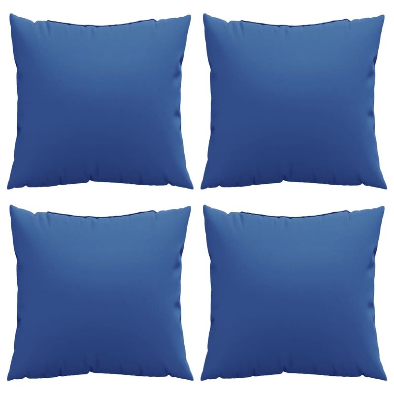 Casa si Gradina - Textile si covoare - Perne si pilote - Perne decorative - Perne de canapea, 4 buc., albastru regal, 60x60 cm, textil - Infinity.ro