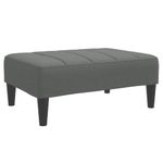 Casa si Gradina - Mobilier - Scaune si fotolii - Tabureti - Taburet, gri inchis, 77x55x31 cm, material textil - Infinity.ro