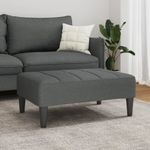 Casa si Gradina - Mobilier - Scaune si fotolii - Tabureti - Taburet, gri inchis, 77x55x31 cm, material textil - Infinity.ro