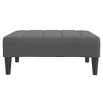 Casa si Gradina - Mobilier - Scaune si fotolii - Tabureti - Taburet, gri inchis, 77x55x31 cm, material textil - Infinity.ro