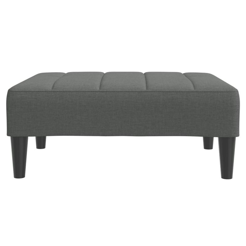 Casa si Gradina - Mobilier - Scaune si fotolii - Tabureti - Taburet, gri inchis, 77x55x31 cm, material textil - Infinity.ro