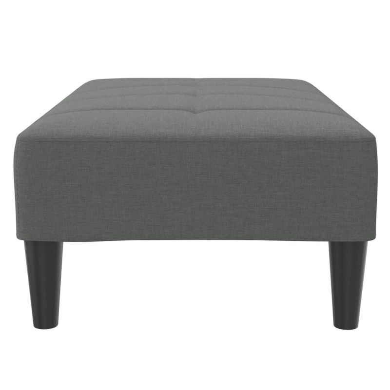 Casa si Gradina - Mobilier - Scaune si fotolii - Tabureti - Taburet, gri inchis, 77x55x31 cm, material textil - Infinity.ro