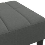Casa si Gradina - Mobilier - Scaune si fotolii - Tabureti - Taburet, gri inchis, 77x55x31 cm, material textil - Infinity.ro