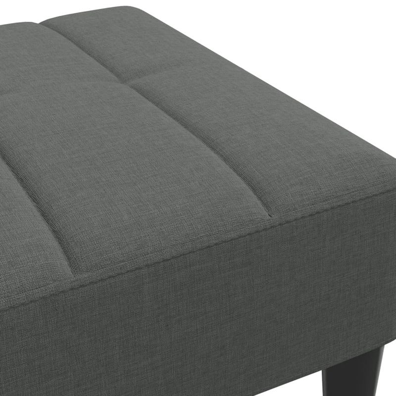 Casa si Gradina - Mobilier - Scaune si fotolii - Tabureti - Taburet, gri inchis, 77x55x31 cm, material textil - Infinity.ro