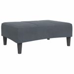 Casa si Gradina - Mobilier - Scaune si fotolii - Tabureti - Taburet, gri inchis, 77x55x31 cm, catifea - Infinity.ro