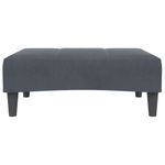 Casa si Gradina - Mobilier - Scaune si fotolii - Tabureti - Taburet, gri inchis, 77x55x31 cm, catifea - Infinity.ro