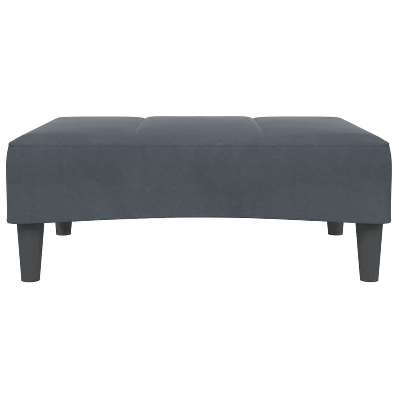 Casa si Gradina - Mobilier - Scaune si fotolii - Tabureti - Taburet, gri inchis, 77x55x31 cm, catifea - Infinity.ro