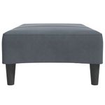 Casa si Gradina - Mobilier - Scaune si fotolii - Tabureti - Taburet, gri inchis, 77x55x31 cm, catifea - Infinity.ro