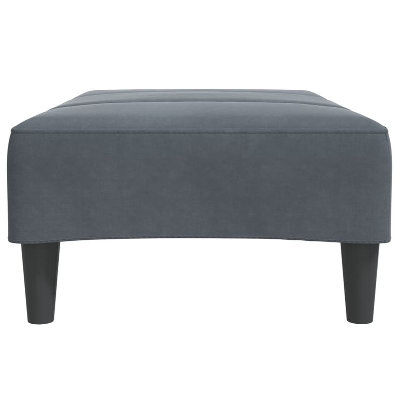 Casa si Gradina - Mobilier - Scaune si fotolii - Tabureti - Taburet, gri inchis, 77x55x31 cm, catifea - Infinity.ro