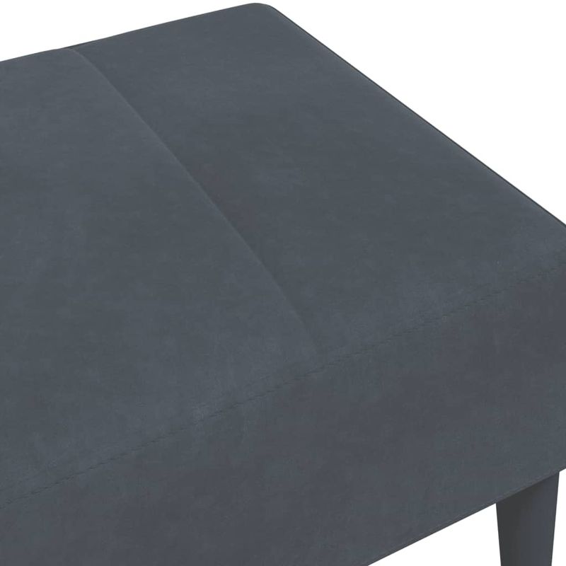 Casa si Gradina - Mobilier - Scaune si fotolii - Tabureti - Taburet, gri inchis, 77x55x31 cm, catifea - Infinity.ro