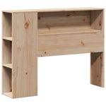 Casa si Gradina - Mobilier - Paturi si accesorii - Paturi - Pat cu biblioteca fara saltea, 75x190 cm, lemn masiv de pin - Infinity.ro