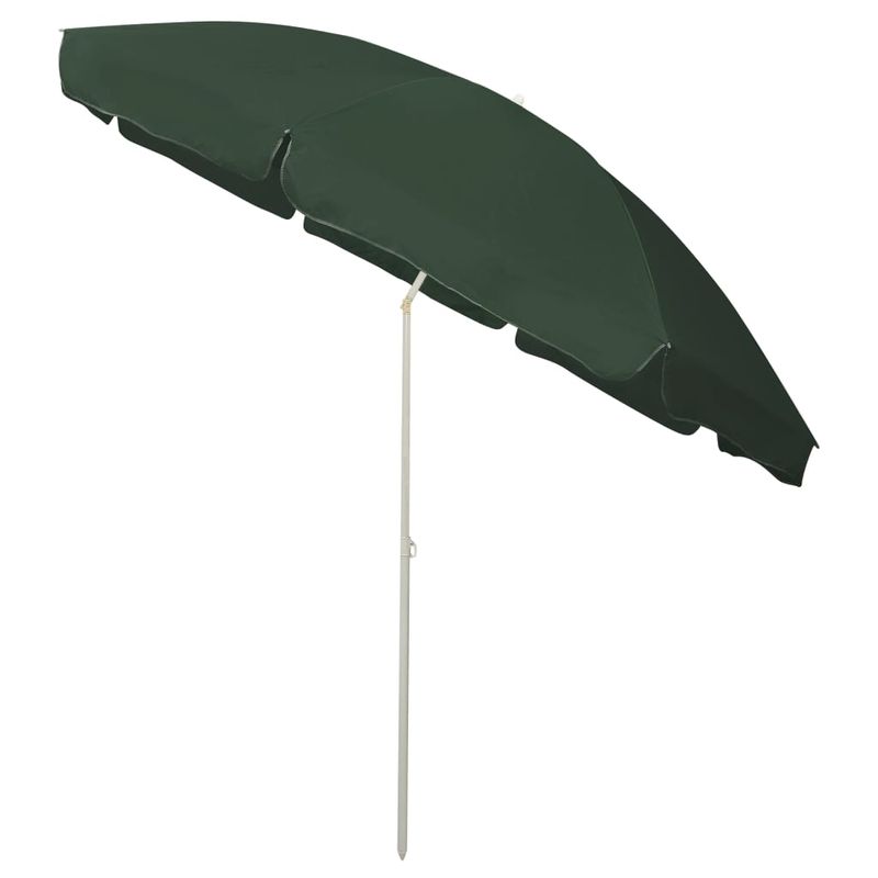 Casa si Gradina - Gradina si terasa - Umbrele si pavilioane - Umbrele - Umbrela de soare de plaja, verde, 300 cm - Infinity.ro