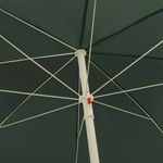 Casa si Gradina - Gradina si terasa - Umbrele si pavilioane - Umbrele - Umbrela de soare de plaja, verde, 300 cm - Infinity.ro