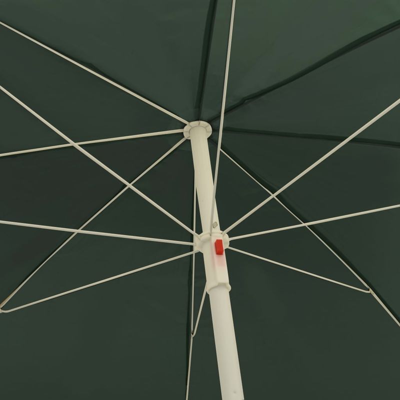 Casa si Gradina - Gradina si terasa - Umbrele si pavilioane - Umbrele - Umbrela de soare de plaja, verde, 300 cm - Infinity.ro