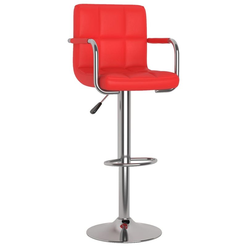 Casa si Gradina - Mobilier - Scaune si fotolii - Scaune - Scaune de bar, 2 buc., rosu, piele ecologica - Infinity.ro