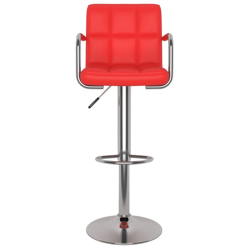 Casa si Gradina - Mobilier - Scaune si fotolii - Scaune - Scaune de bar, 2 buc., rosu, piele ecologica - Infinity.ro