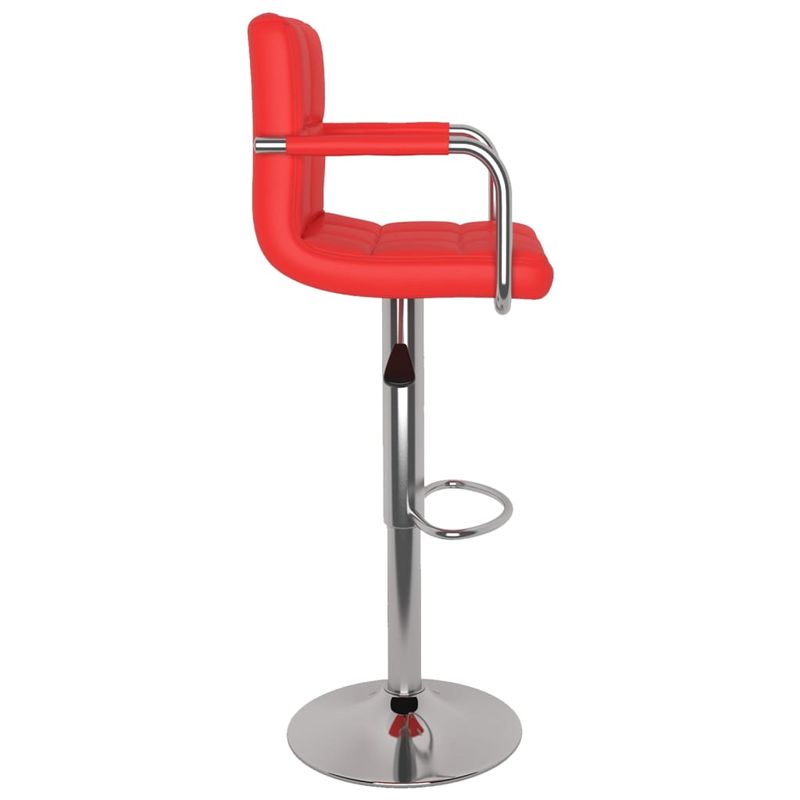 Casa si Gradina - Mobilier - Scaune si fotolii - Scaune - Scaune de bar, 2 buc., rosu, piele ecologica - Infinity.ro