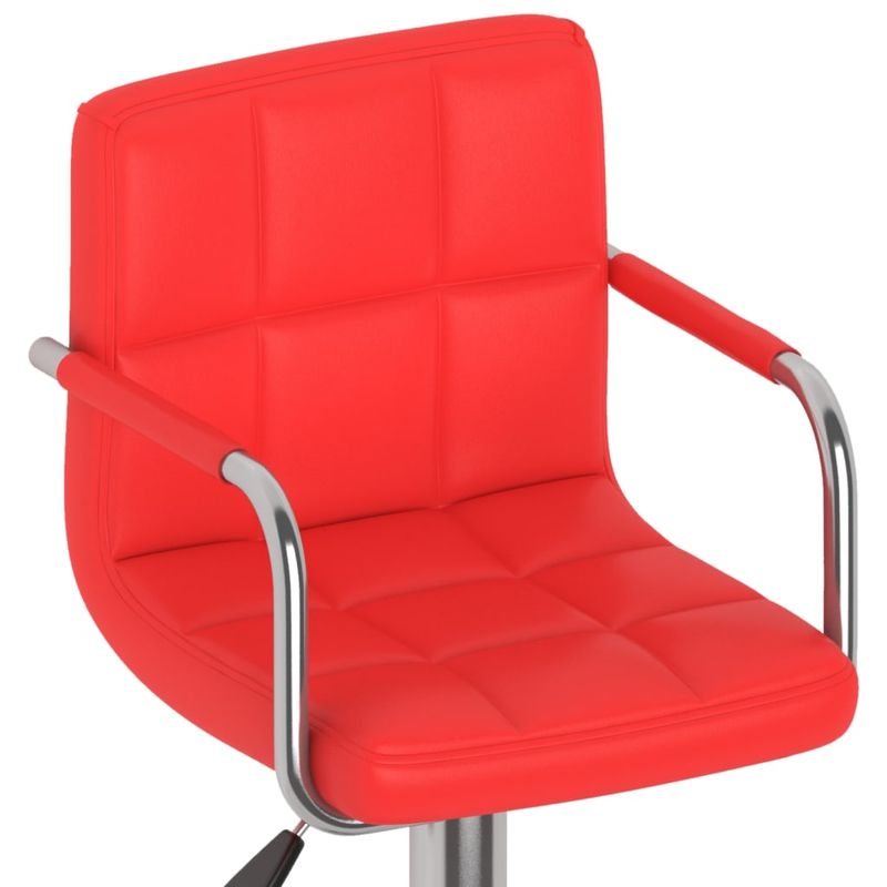 Casa si Gradina - Mobilier - Scaune si fotolii - Scaune - Scaune de bar, 2 buc., rosu, piele ecologica - Infinity.ro