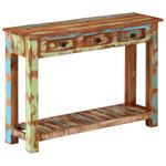 Casa si Gradina - Mobilier - Comode si corpuri - Console - Masa consola, 110x30x76 cm, lemn masiv reciclat - Infinity.ro