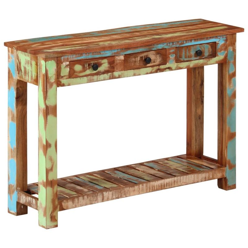 Casa si Gradina - Mobilier - Comode si corpuri - Console - Masa consola, 110x30x76 cm, lemn masiv reciclat - Infinity.ro