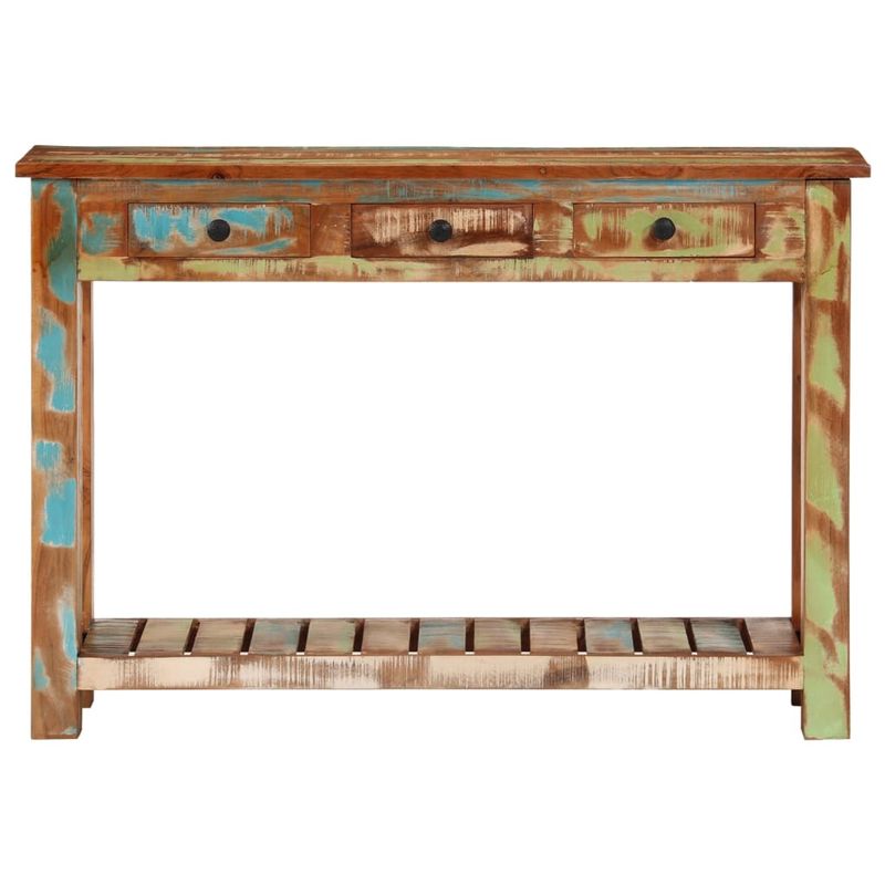 Casa si Gradina - Mobilier - Comode si corpuri - Console - Masa consola, 110x30x76 cm, lemn masiv reciclat - Infinity.ro