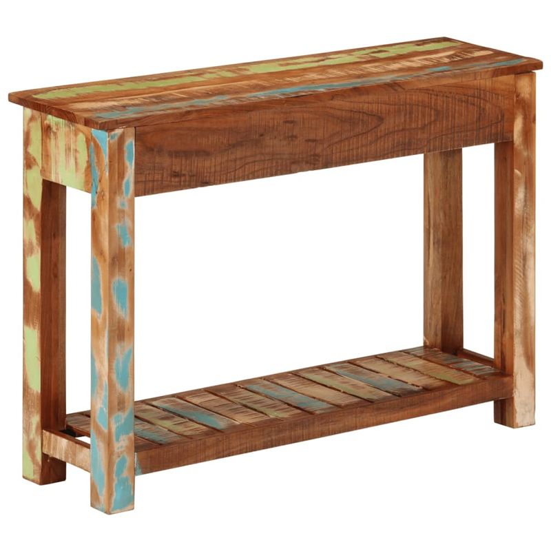 Casa si Gradina - Mobilier - Comode si corpuri - Console - Masa consola, 110x30x76 cm, lemn masiv reciclat - Infinity.ro