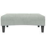 Casa si Gradina - Mobilier - Scaune si fotolii - Tabureti - Taburet, gri deschis, 77x55x31 cm, catifea - Infinity.ro