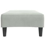 Casa si Gradina - Mobilier - Scaune si fotolii - Tabureti - Taburet, gri deschis, 77x55x31 cm, catifea - Infinity.ro