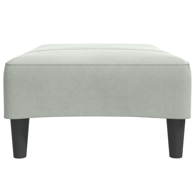 Casa si Gradina - Mobilier - Scaune si fotolii - Tabureti - Taburet, gri deschis, 77x55x31 cm, catifea - Infinity.ro