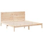 Casa si Gradina - Mobilier - Paturi si accesorii - Paturi - Cadru pat foarte lung fara saltea, 200x210 cm, lemn masiv - Infinity.ro