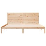 Casa si Gradina - Mobilier - Paturi si accesorii - Paturi - Cadru pat foarte lung fara saltea, 200x210 cm, lemn masiv - Infinity.ro