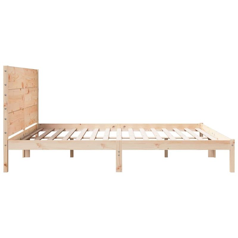 Casa si Gradina - Mobilier - Paturi si accesorii - Paturi - Cadru pat foarte lung fara saltea, 200x210 cm, lemn masiv - Infinity.ro