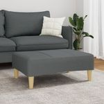Casa si Gradina - Mobilier - Scaune si fotolii - Tabureti - Taburet, gri inchis, 77x55x31 cm, material textil - Infinity.ro