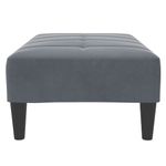 Casa si Gradina - Mobilier - Scaune si fotolii - Tabureti - Taburet, gri inchis, 77x55x31 cm, catifea - Infinity.ro