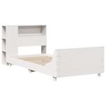 Casa si Gradina - Mobilier - Paturi si accesorii - Paturi - Cadru pat fara saltea, alb, 90x190 cm, lemn masiv de pin - Infinity.ro