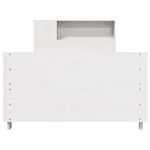 Casa si Gradina - Mobilier - Paturi si accesorii - Paturi - Cadru pat fara saltea, alb, 90x190 cm, lemn masiv de pin - Infinity.ro