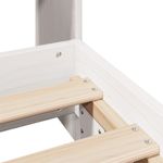 Casa si Gradina - Mobilier - Paturi si accesorii - Paturi - Cadru pat fara saltea, alb, 90x190 cm, lemn masiv de pin - Infinity.ro