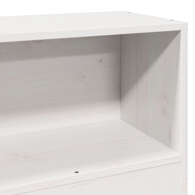 Casa si Gradina - Mobilier - Paturi si accesorii - Paturi - Cadru pat fara saltea, alb, 90x190 cm, lemn masiv de pin - Infinity.ro