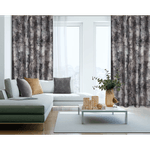 Casa si Gradina - Textile si covoare - Perdele si draperii - Draperii - Draperie ESTER din catifea cu model deteriorat, 140 x 250 cm, maro, gri - Infinity.ro
