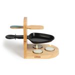 Casa si Gradina - Bucatarie si vesela - Vesela si tacamuri - Platouri de bucatarie - Platou pentru topire branzeturi tip lumanare Livoo MEN397 - Infinity.ro